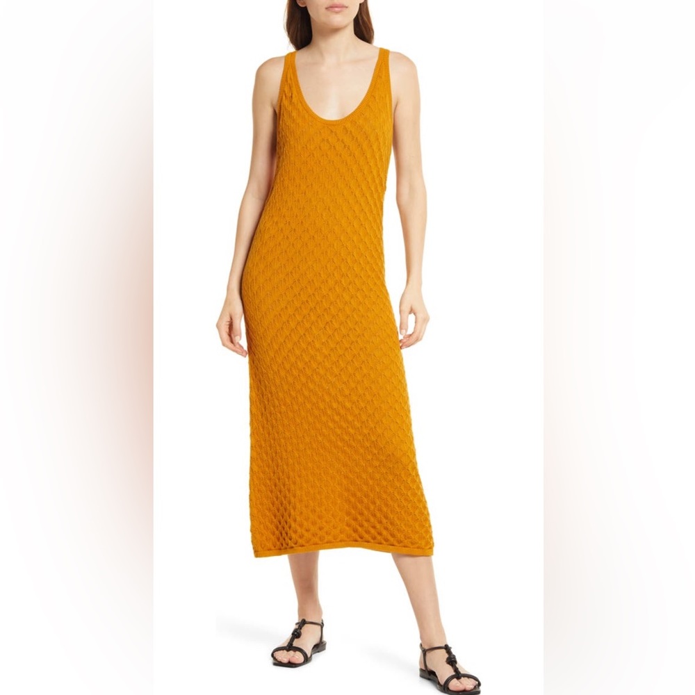 New with tags! Treasure & Bond pointelle cotton midi dress